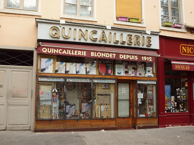 Storefront of an old neighbourhood hardware store