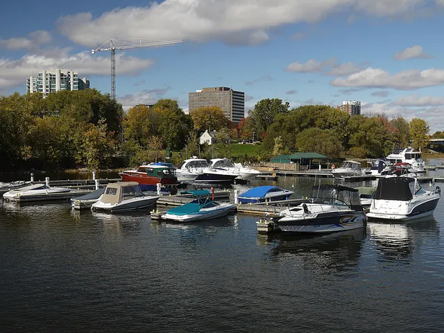 Hull Marina in Jacques-Cartier Park on the Ottawa River